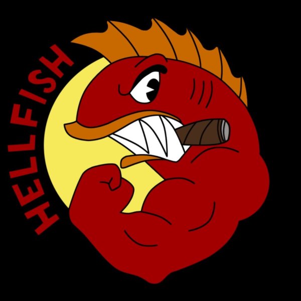 The Flying Hellfish logo
